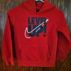 Nike 3BRAND Boy's Level Up Pullover Hoodie (Little Kids) University Red Sz 6